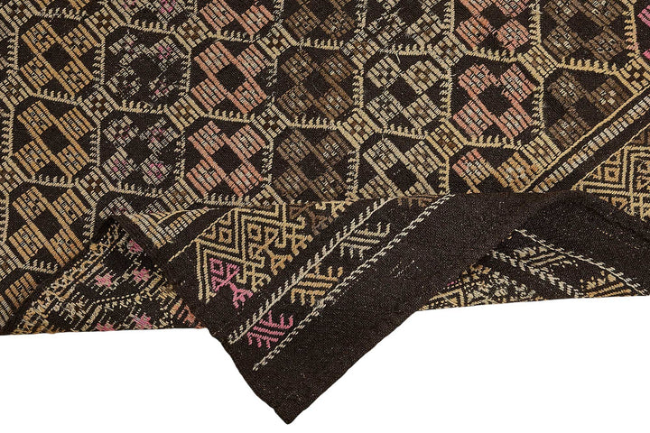 6x10 Vintage Turkish Goat Hair Kilim Rug - 51264