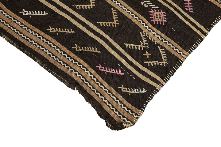 6x11 Vintage Turkish Goat Hair Kilim Rug - 51267