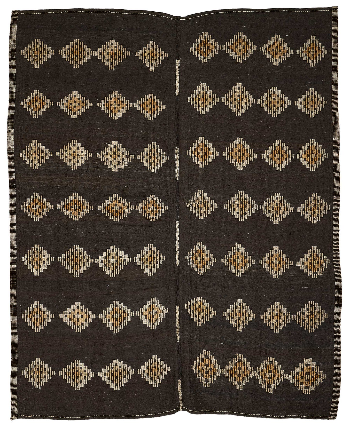 8x10 Vintage Turkish Goat Hair Kilim Rug - 51268