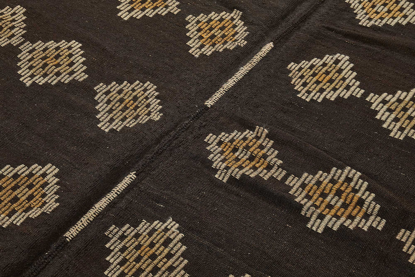 8x10 Vintage Turkish Goat Hair Kilim Rug - 51268
