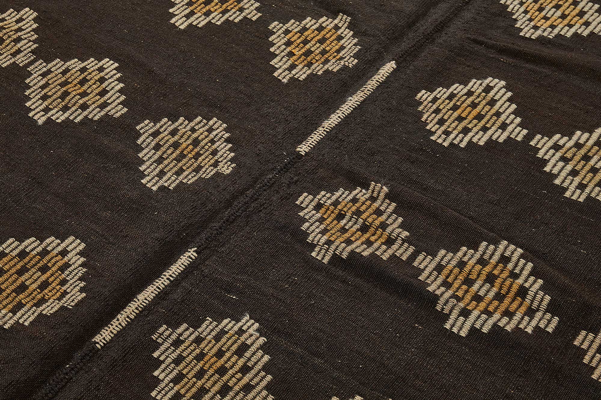 8x10 Vintage Turkish Goat Hair Kilim Rug - 51268