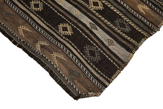 6x11 Vintage Turkish Goat Hair Kilim Rug - 51269