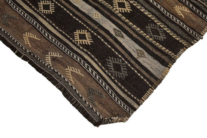 6x11 Vintage Turkish Goat Hair Kilim Rug - 51269