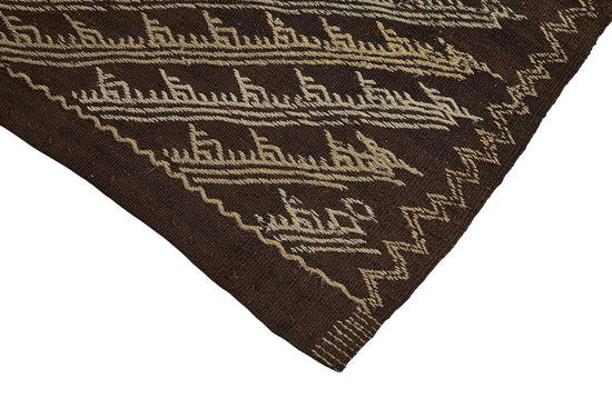 5x13 Vintage Turkish Goat Hair Kilim Rug - 51270