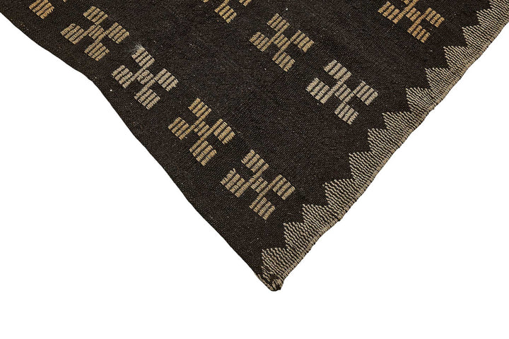 7x9 Vintage Turkish Goat Hair Kilim Rug - 51271