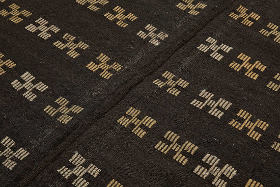 7x9 Vintage Turkish Goat Hair Kilim Rug - 51271