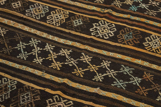 6x11 Vintage Turkish Goat Hair Kilim Rug - 51272
