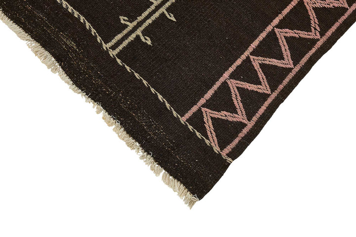 6x9 Vintage Turkish Goat Hair Kilim Rug - 51273