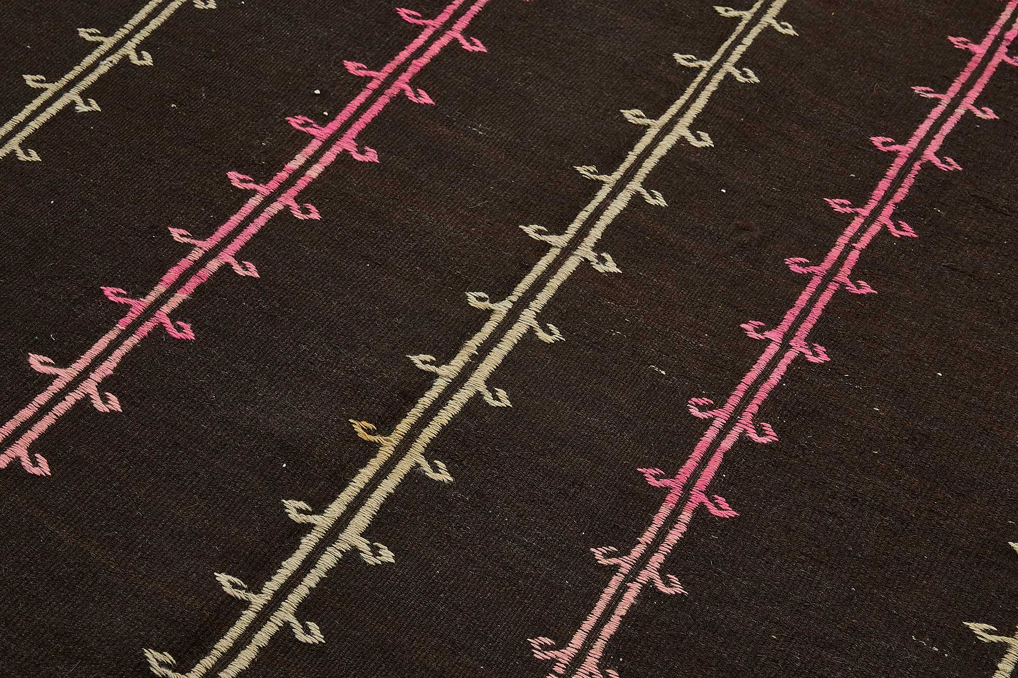 6x9 Vintage Turkish Goat Hair Kilim Rug - 51273