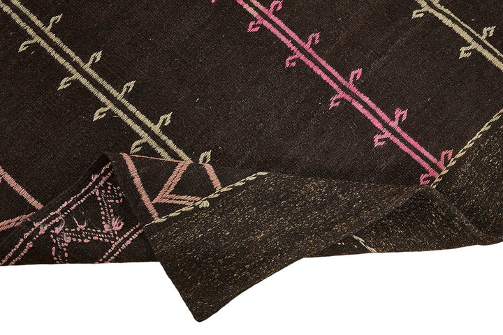 6x9 Vintage Turkish Goat Hair Kilim Rug - 51273