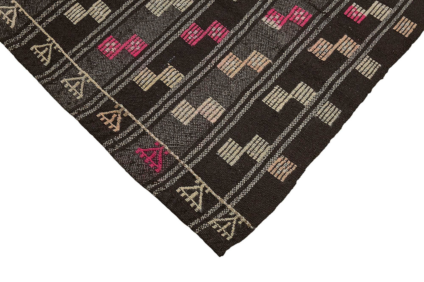 6x9 Vintage Turkish Goat Hair Kilim Rug - 51274