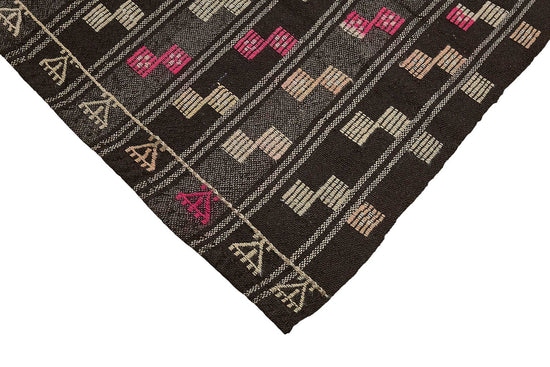 6x9 Vintage Turkish Goat Hair Kilim Rug - 51274