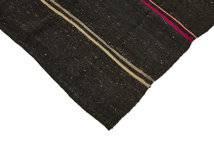 7x11 Vintage Turkish Goat Hair Kilim Rug - 51275
