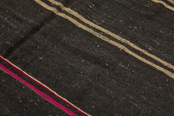 7x11 Vintage Turkish Goat Hair Kilim Rug - 51275