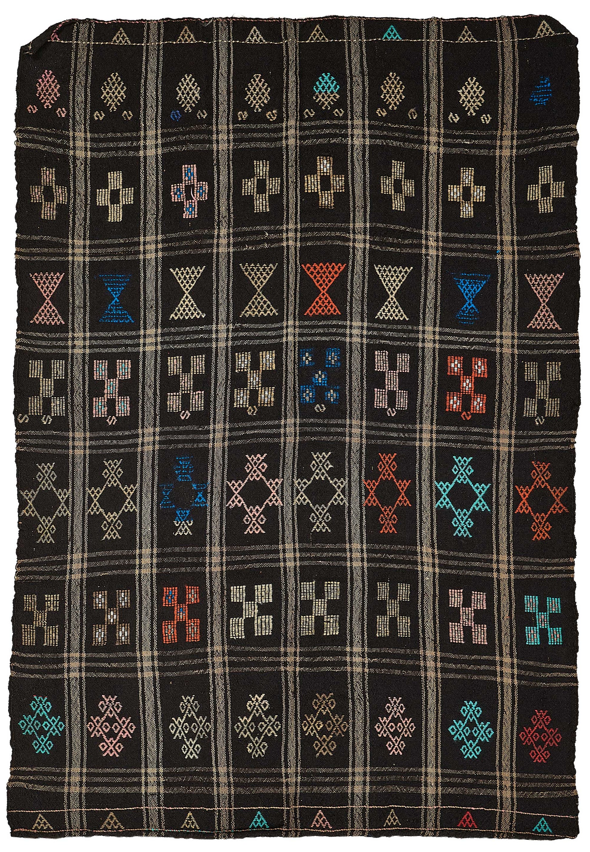 6x10 Vintage Turkish Goat Hair Kilim Rug - 51276