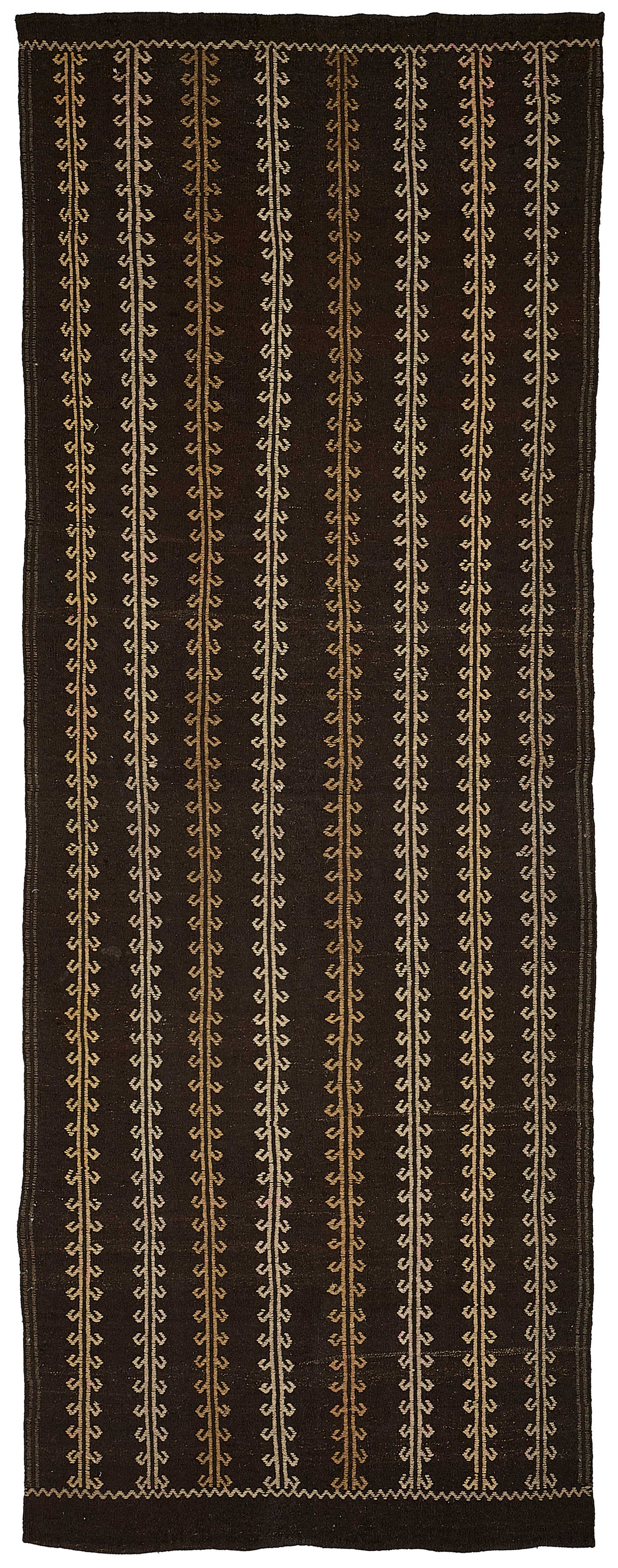 4x11 Vintage Turkish Goat Hair Kilim Rug - 51278