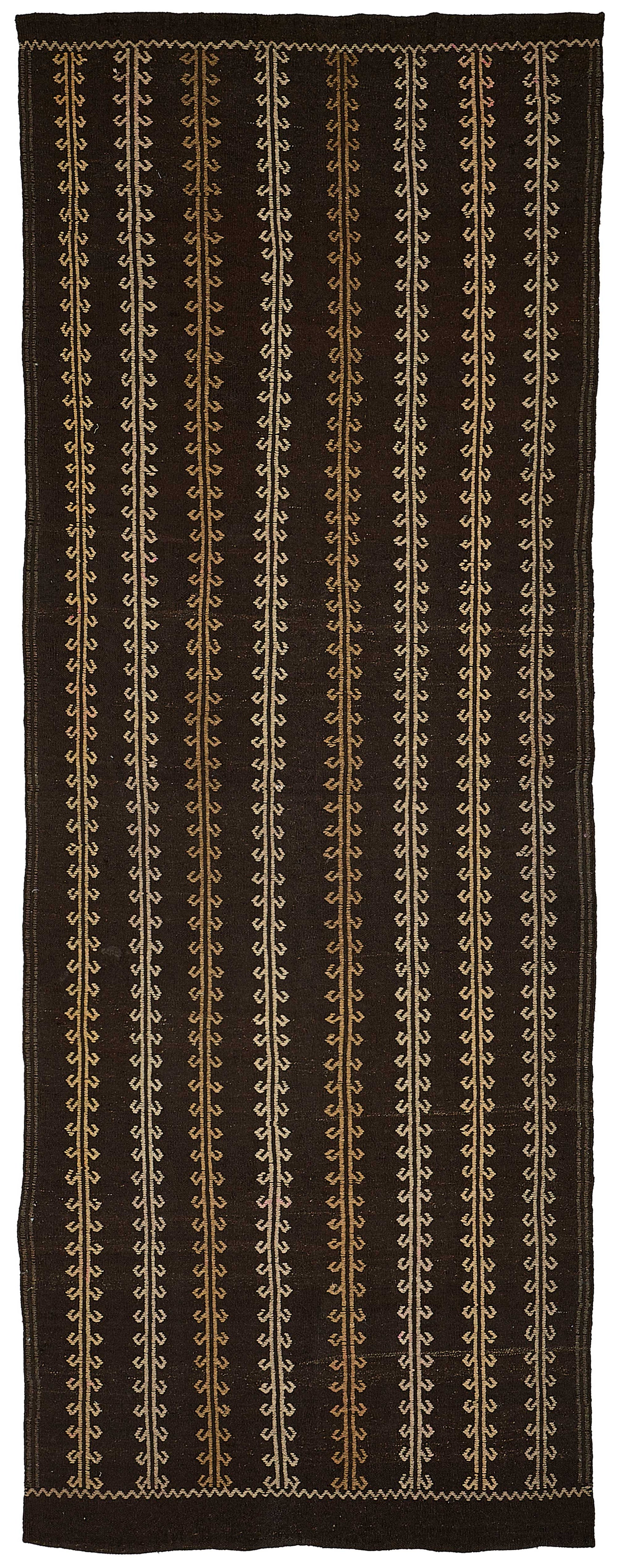 4x11 Vintage Turkish Goat Hair Kilim Rug - 51278