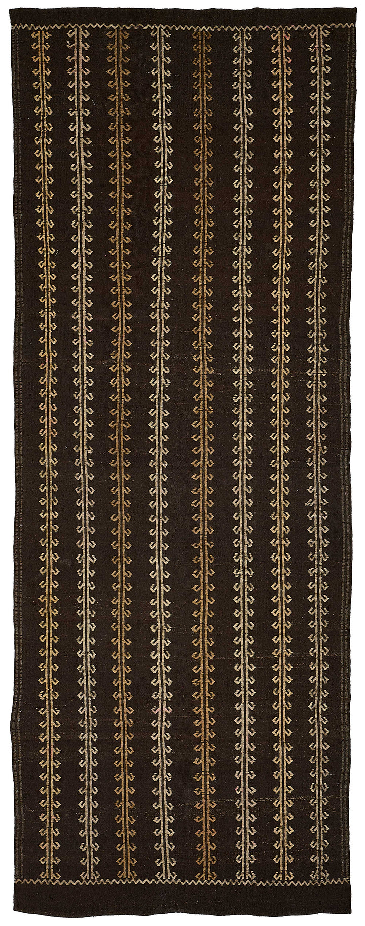 4x11 Vintage Turkish Goat Hair Kilim Rug - 51278