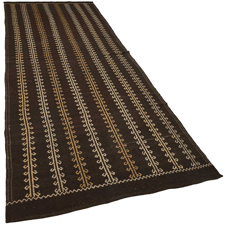 4x11 Vintage Turkish Goat Hair Kilim Rug - 51278