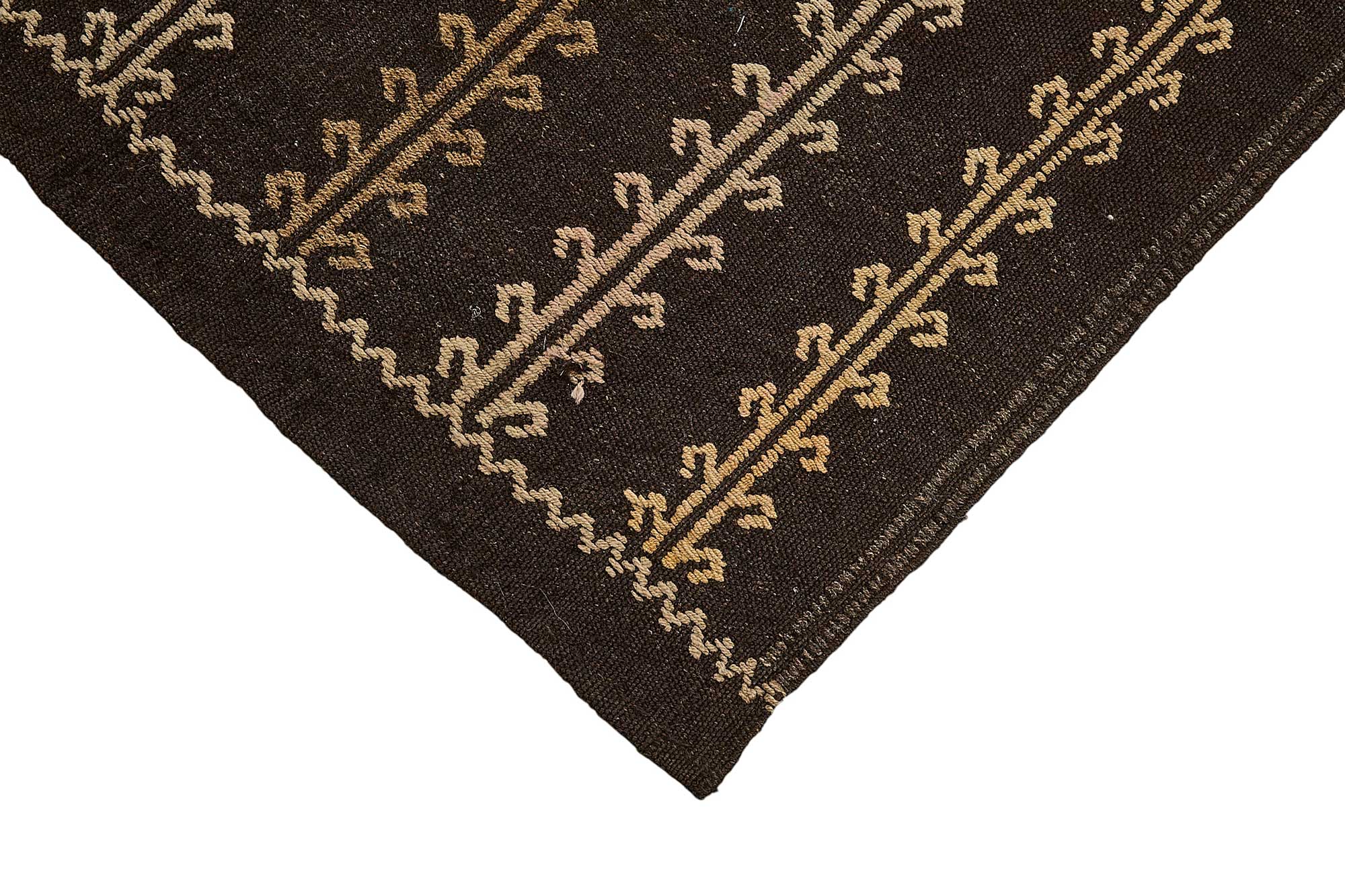 4x11 Vintage Turkish Goat Hair Kilim Rug - 51278
