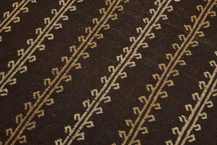 4x11 Vintage Turkish Goat Hair Kilim Rug - 51278