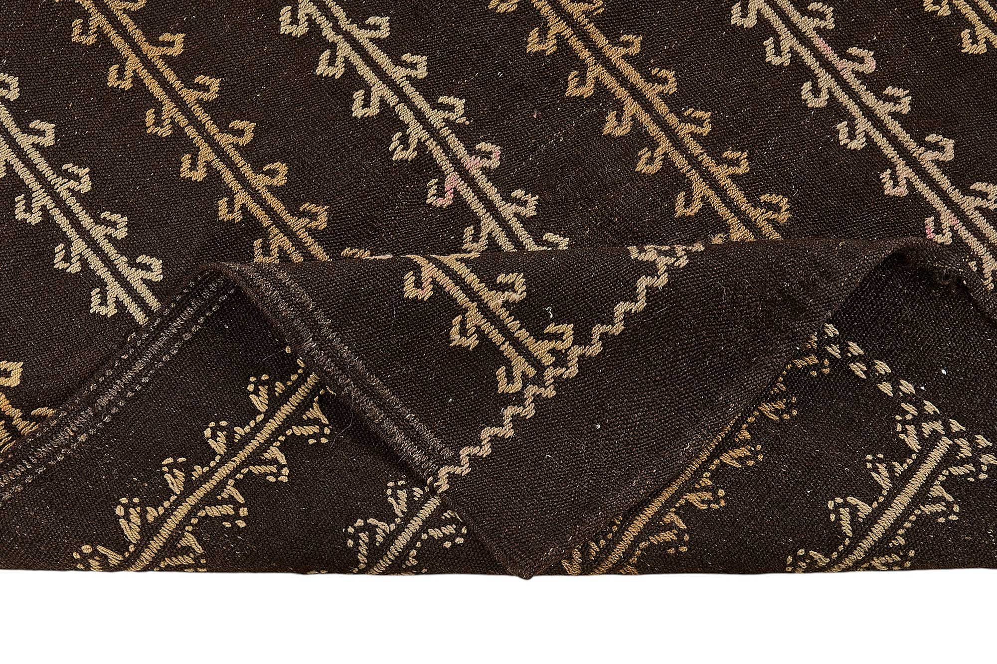 4x11 Vintage Turkish Goat Hair Kilim Rug - 51278
