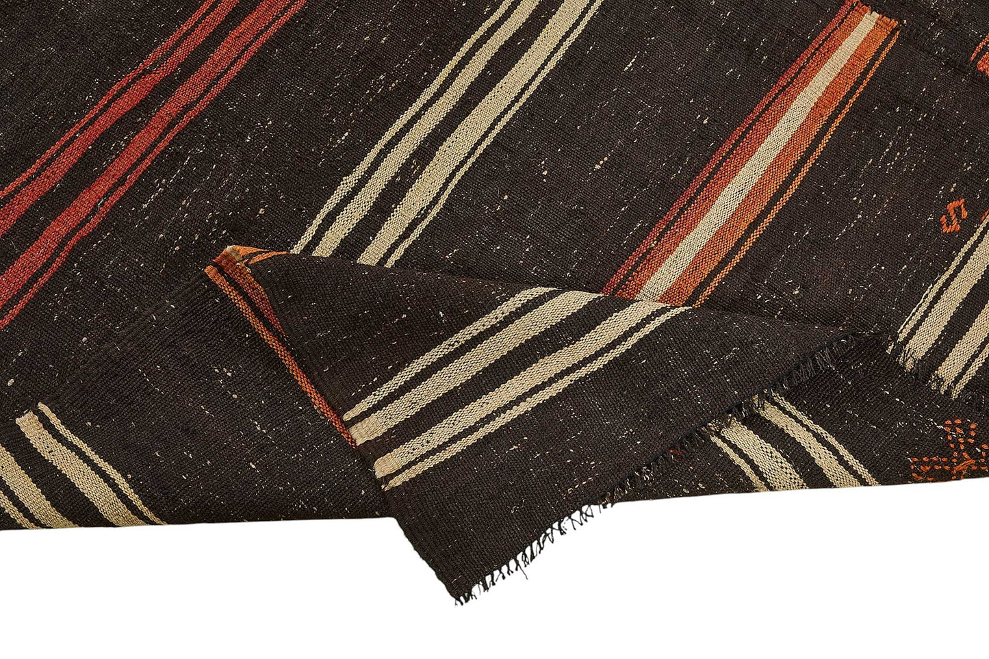 7x12 Vintage Turkish Goat Hair Kilim Rug - 51279
