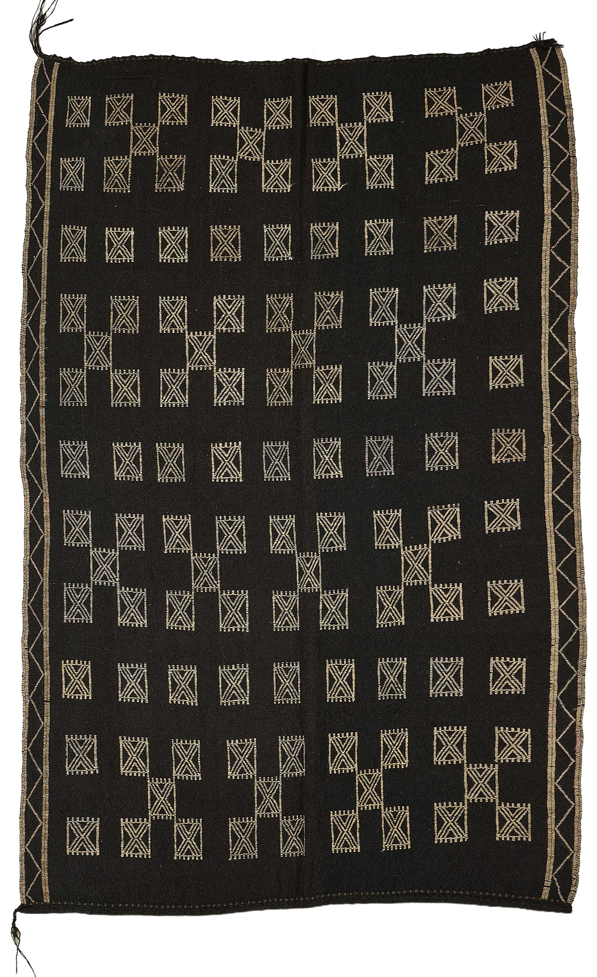 6x8 Vintage Turkish Goat Hair Kilim Rug - 51280