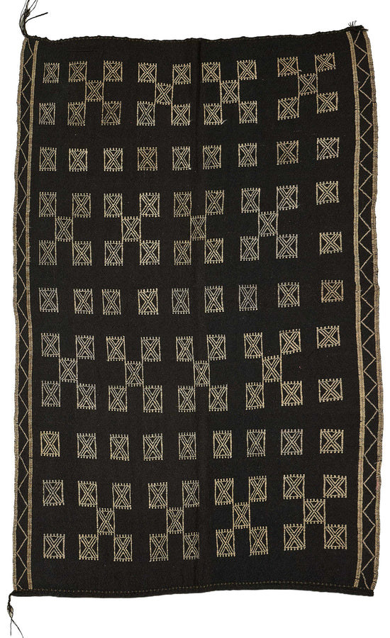 6x8 Vintage Turkish Goat Hair Kilim Rug - 51280