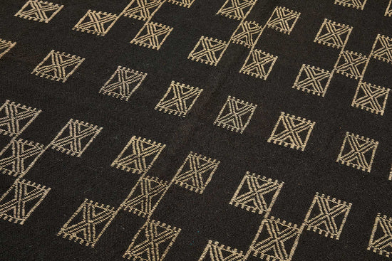 6x8 Vintage Turkish Goat Hair Kilim Rug - 51280