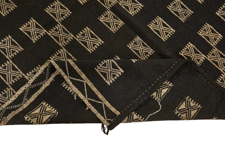6x8 Vintage Turkish Goat Hair Kilim Rug - 51280
