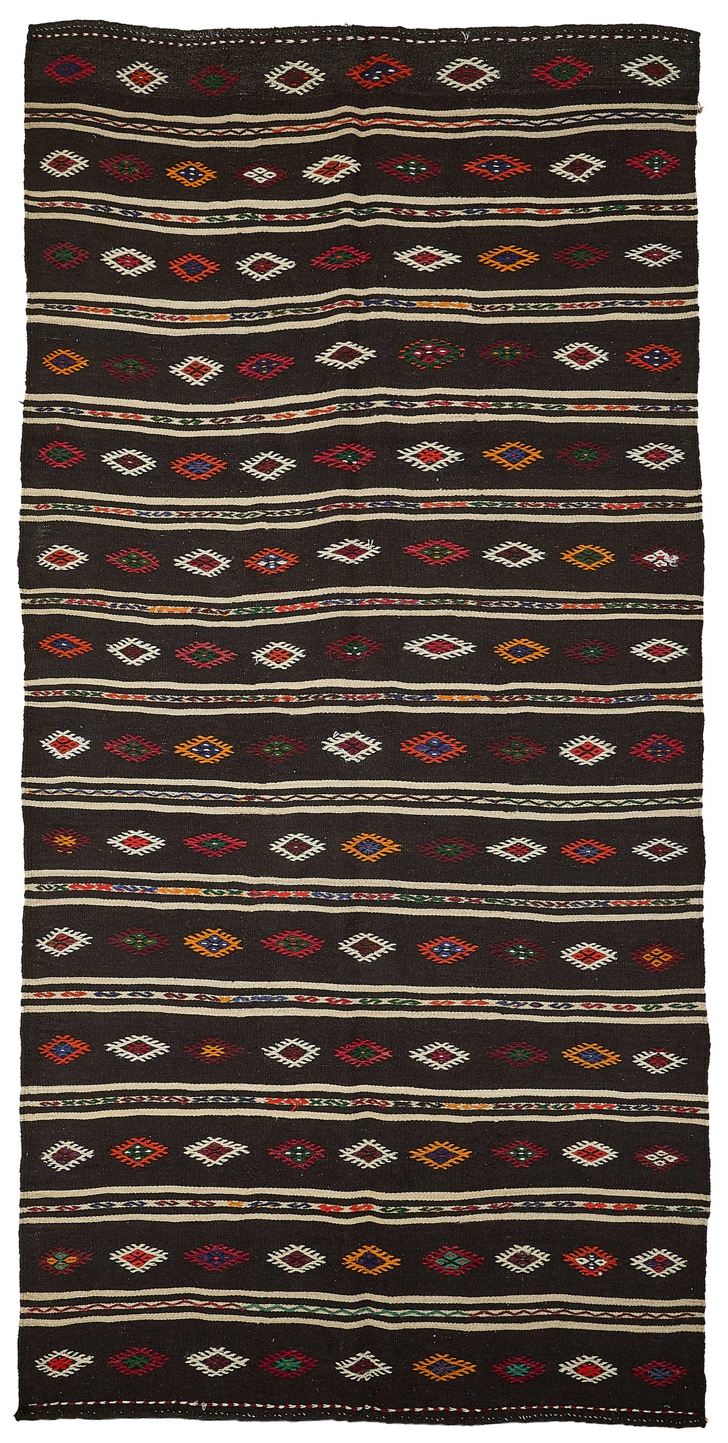 6x12 Vintage Turkish Goat Hair Kilim Rug - 51281