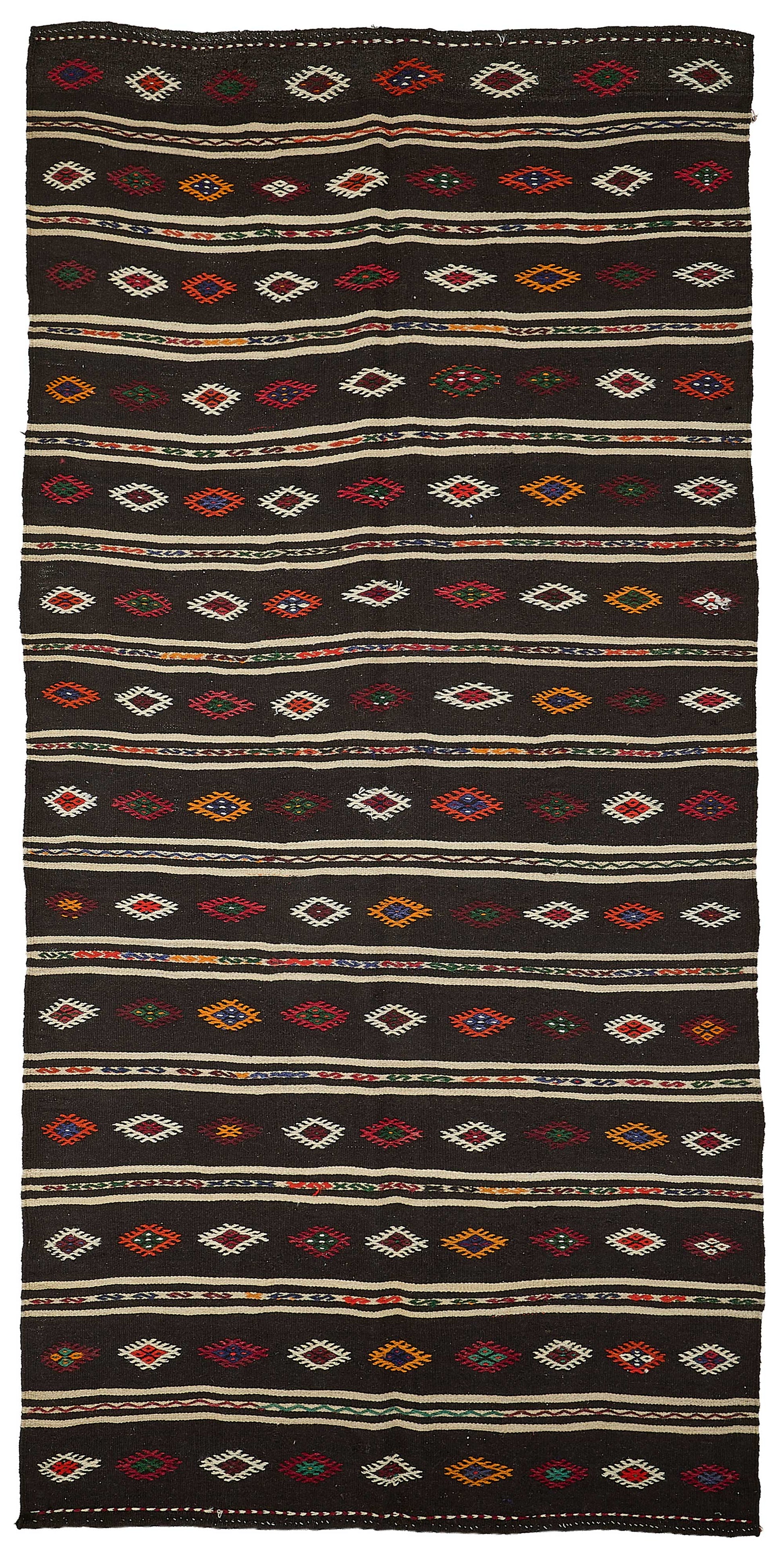 6x12 Vintage Turkish Goat Hair Kilim Rug - 51281