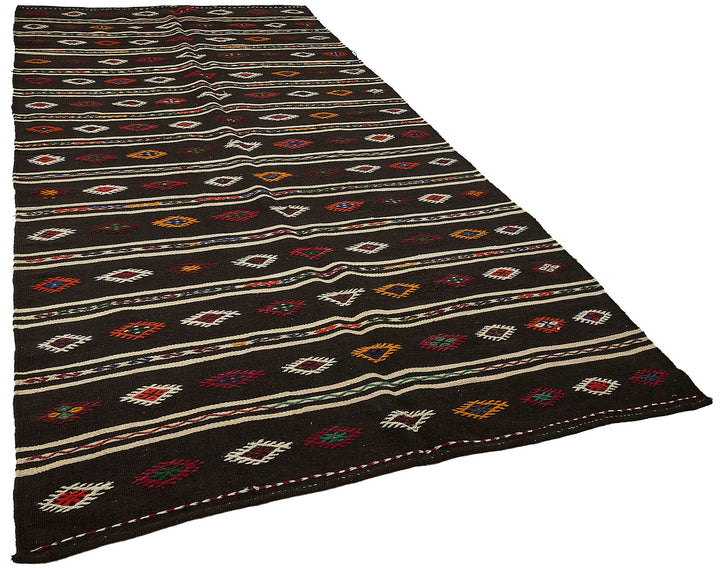 6x12 Vintage Turkish Goat Hair Kilim Rug - 51281