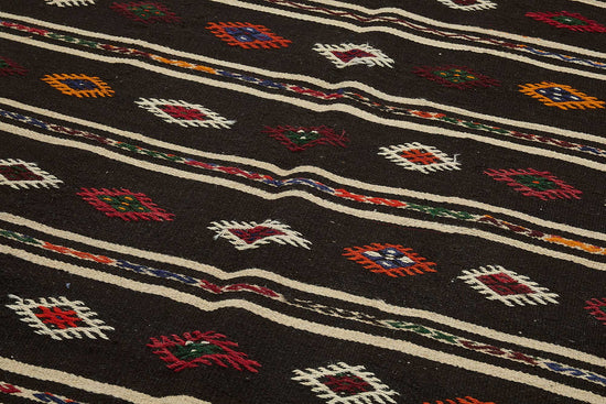 6x12 Vintage Turkish Goat Hair Kilim Rug - 51281