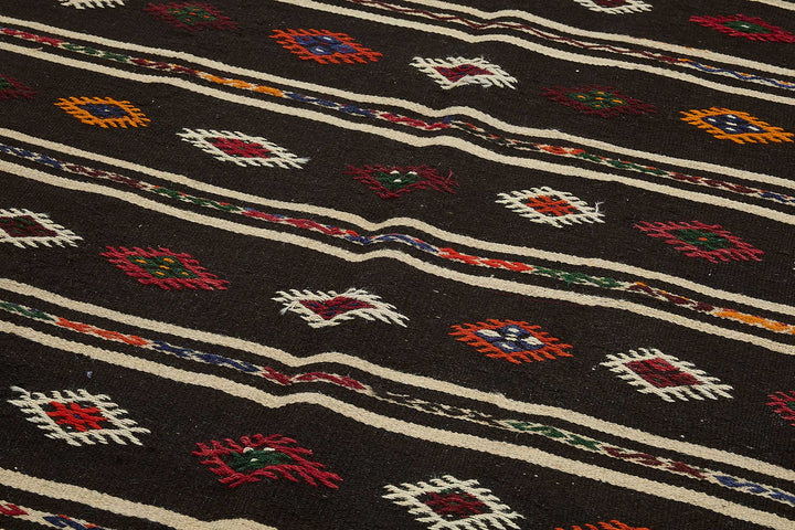 6x12 Vintage Turkish Goat Hair Kilim Rug - 51281