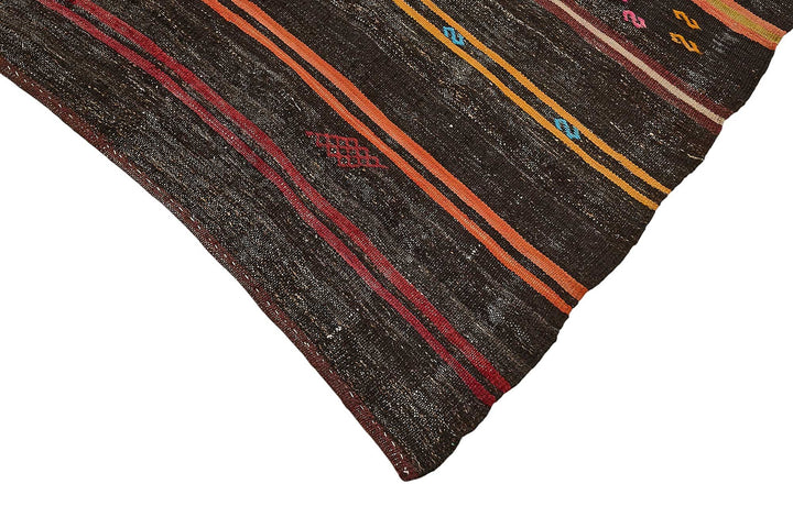 7x11 Vintage Turkish Goat Hair Kilim Rug - 51282