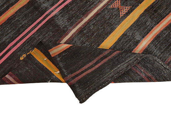 7x11 Vintage Turkish Goat Hair Kilim Rug - 51282