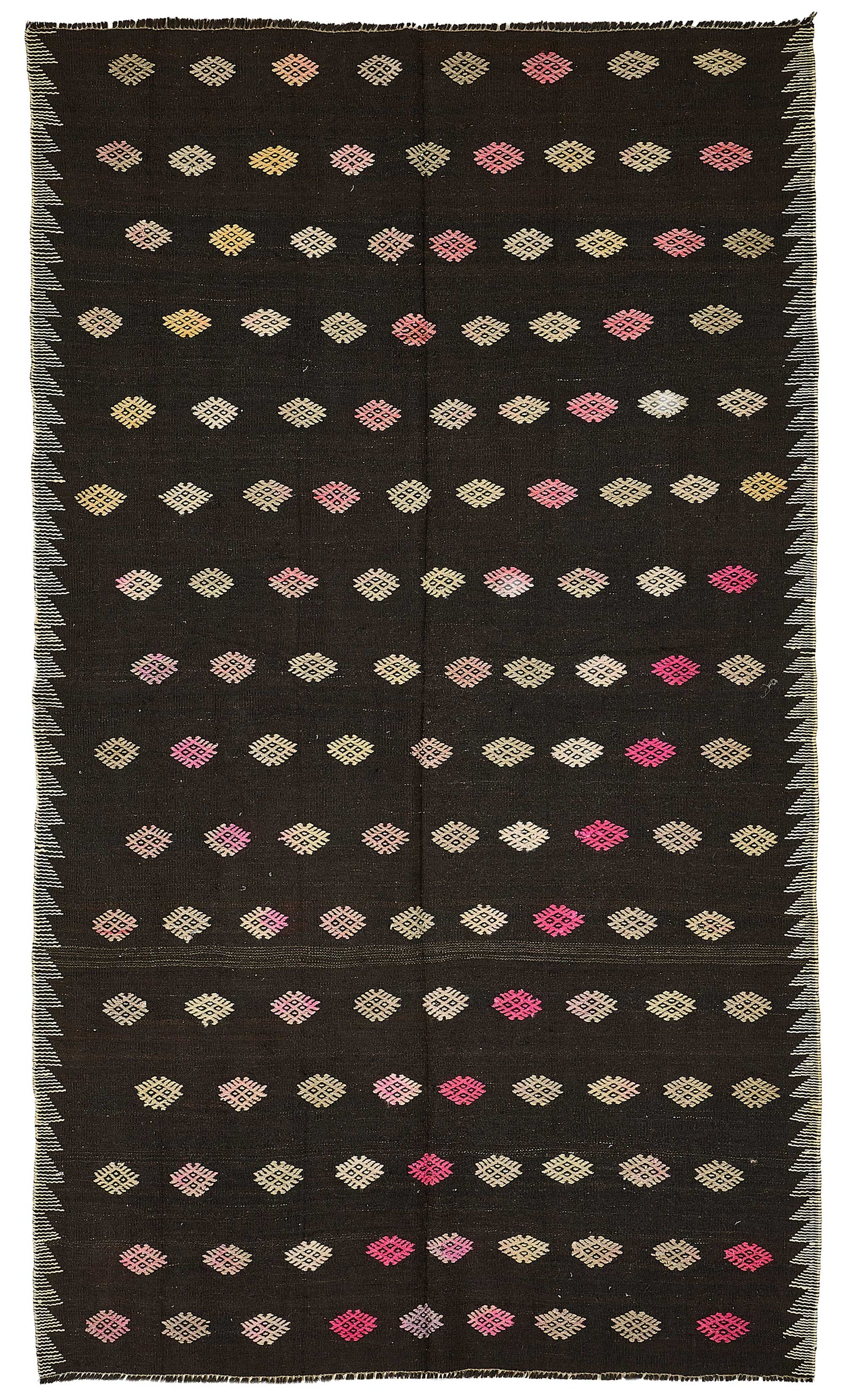 6x10 Vintage Turkish Goat Hair Kilim Rug - 51284