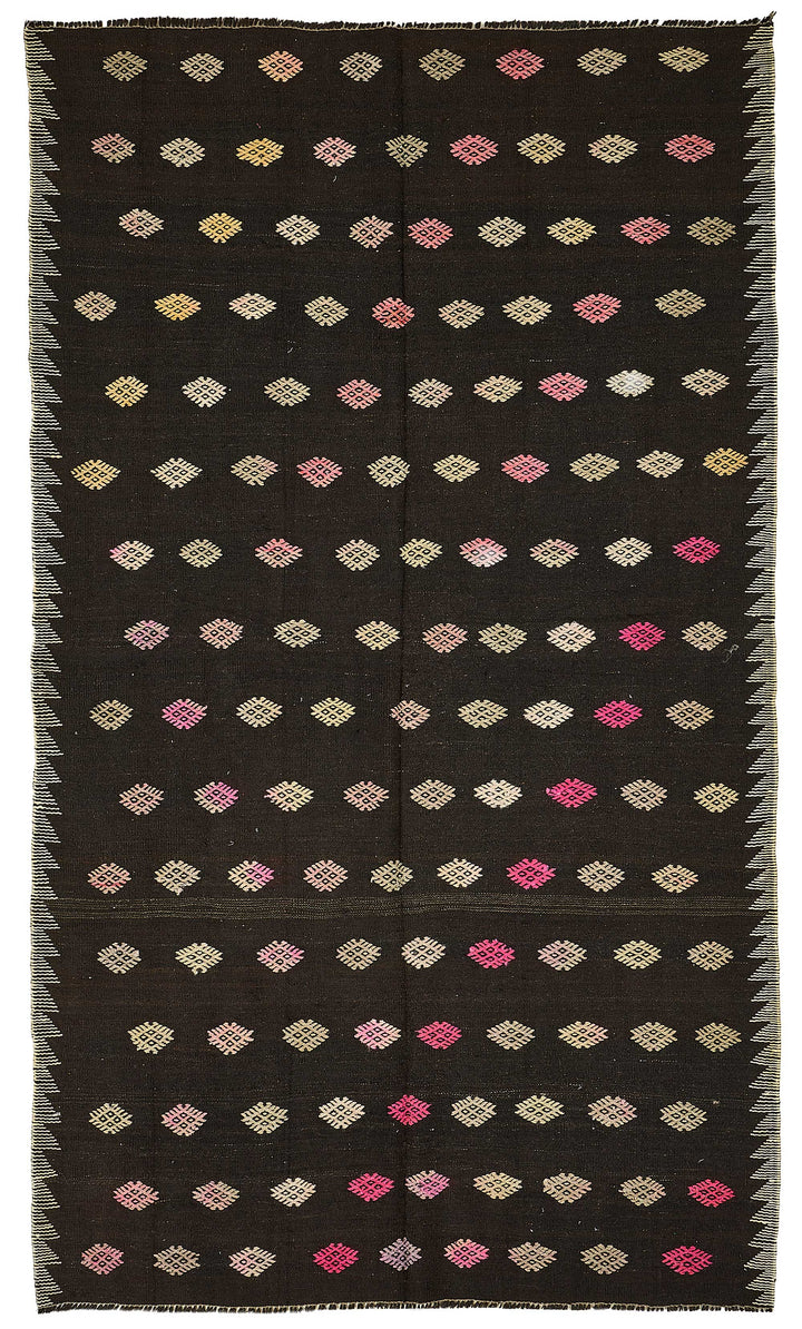 6x10 Vintage Turkish Goat Hair Kilim Rug - 51284