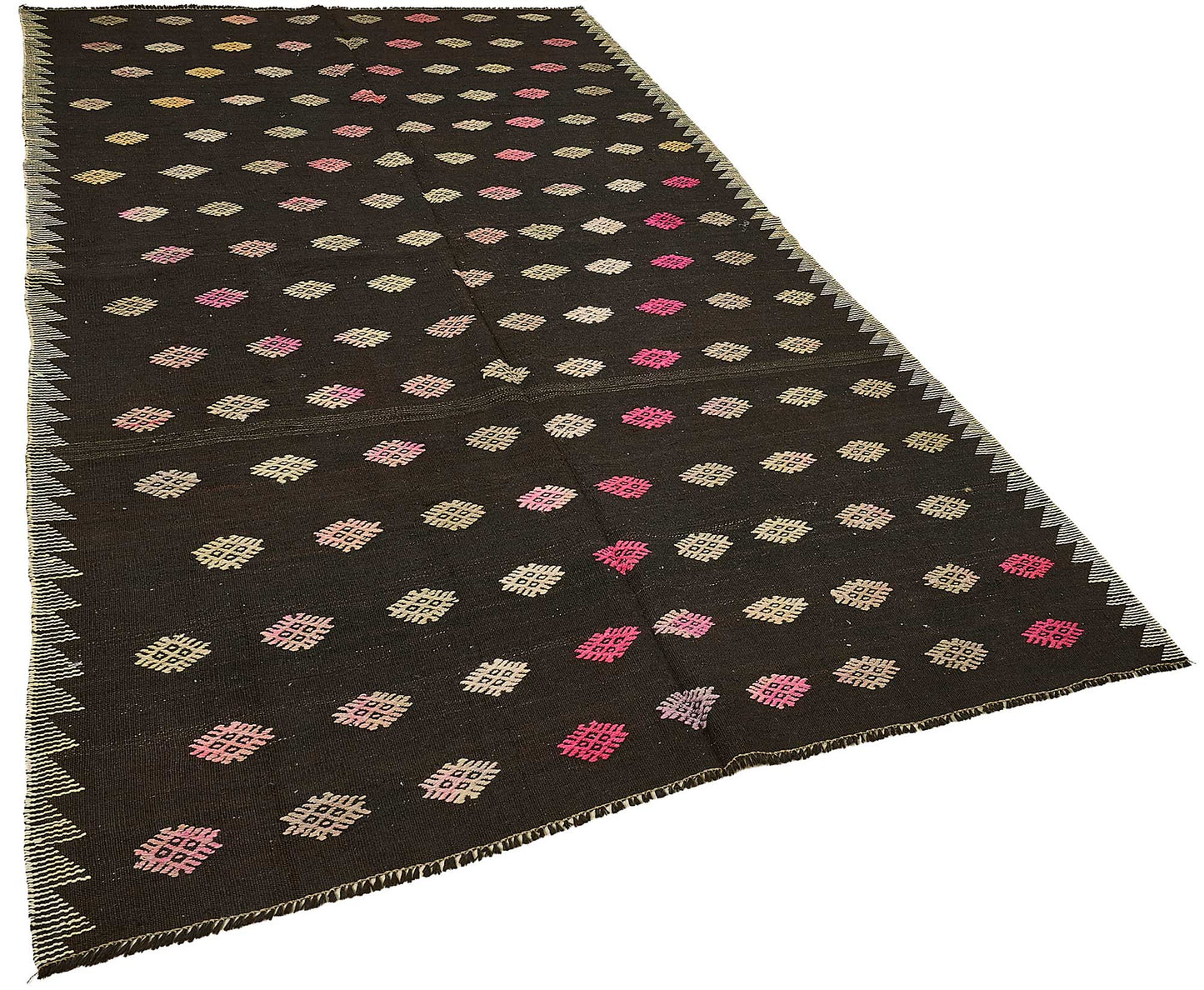 6x10 Vintage Turkish Goat Hair Kilim Rug - 51284