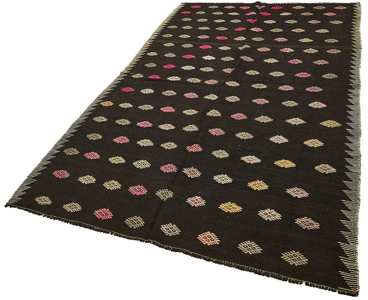 6x10 Vintage Turkish Goat Hair Kilim Rug - 51284