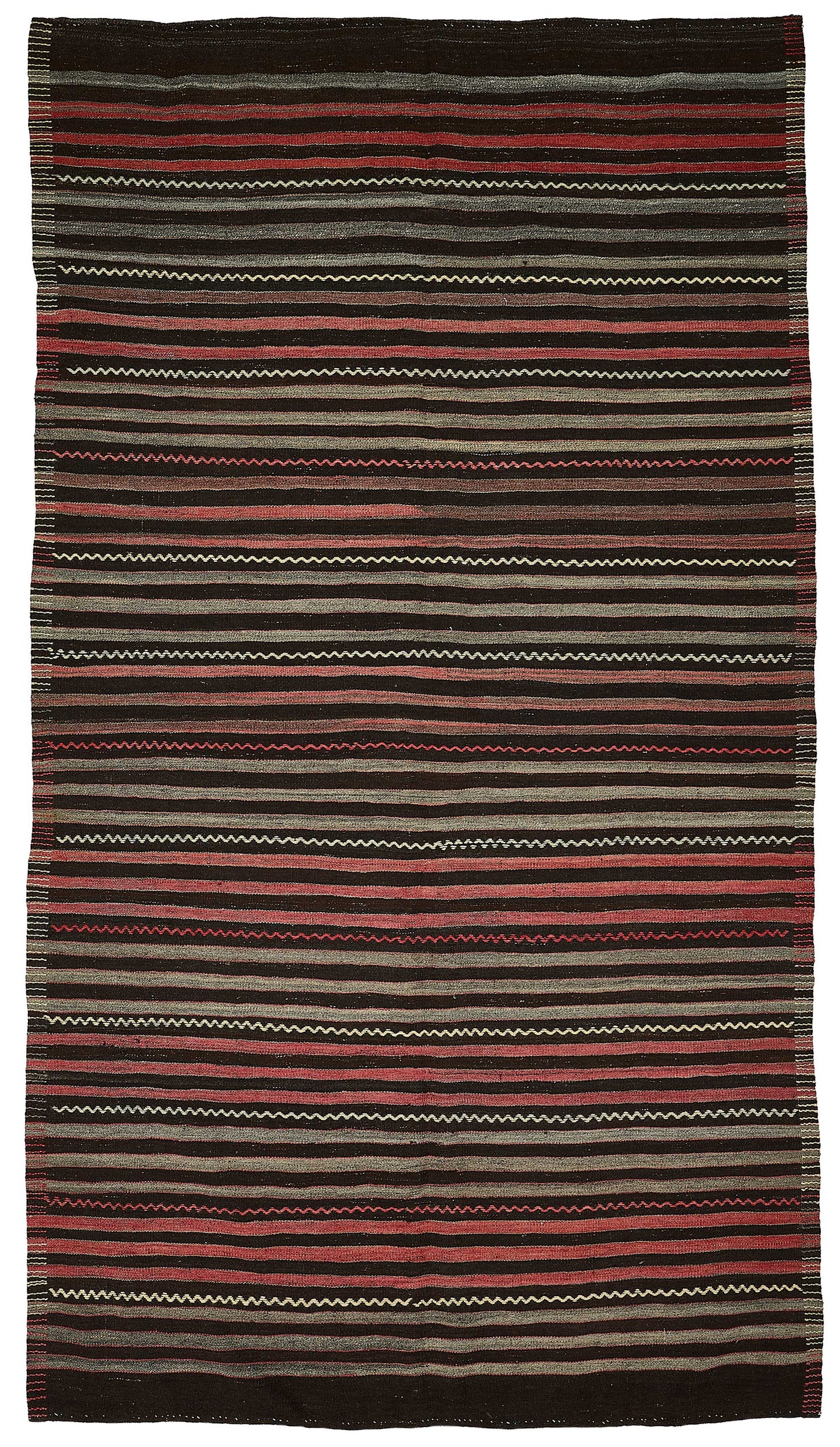 6x11 Vintage Turkish Goat Hair Kilim Rug - 51285