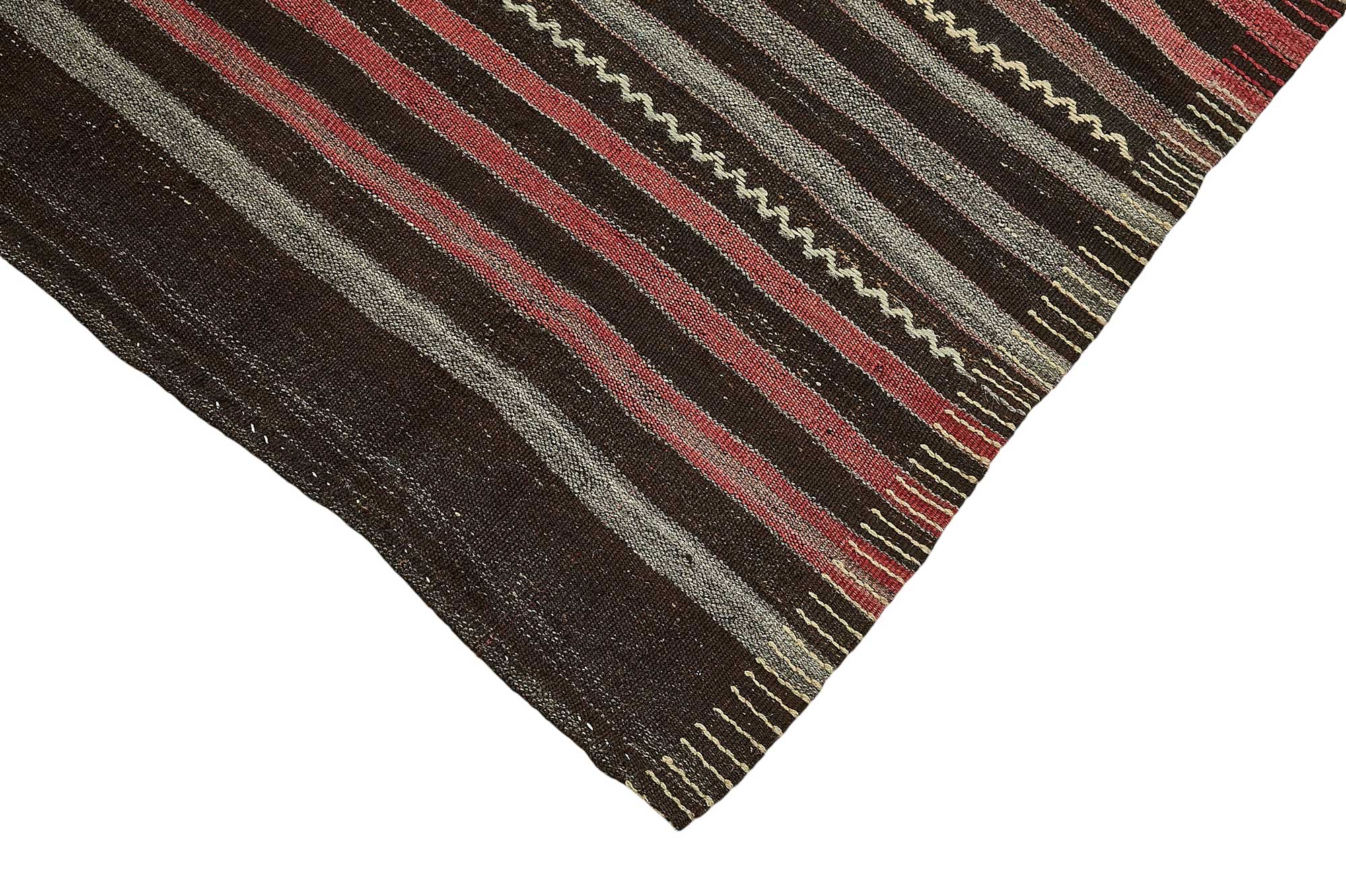6x11 Vintage Turkish Goat Hair Kilim Rug - 51285