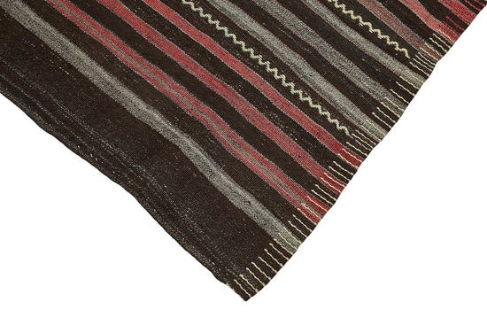 6x11 Vintage Turkish Goat Hair Kilim Rug - 51285