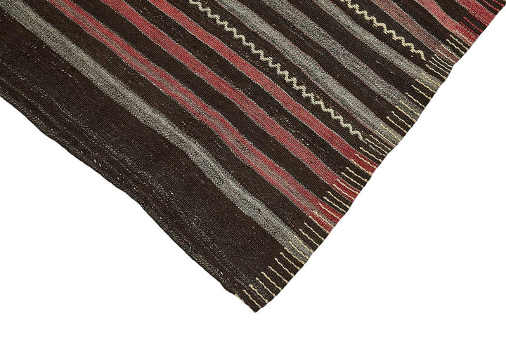 6x11 Vintage Turkish Goat Hair Kilim Rug - 51285