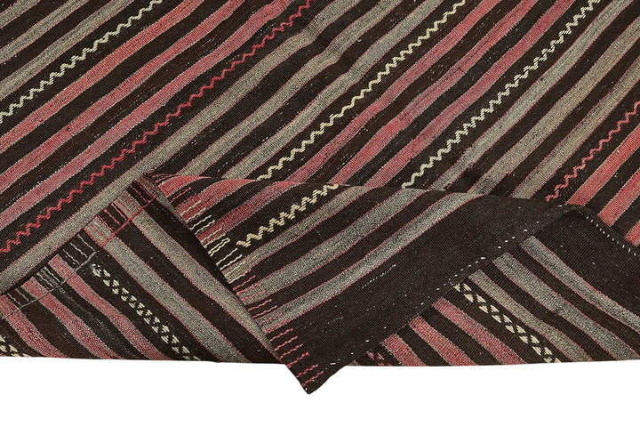 6x11 Vintage Turkish Goat Hair Kilim Rug - 51285