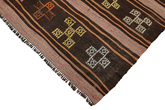 6x9 Vintage Turkish Goat Hair Kilim Rug - 51286