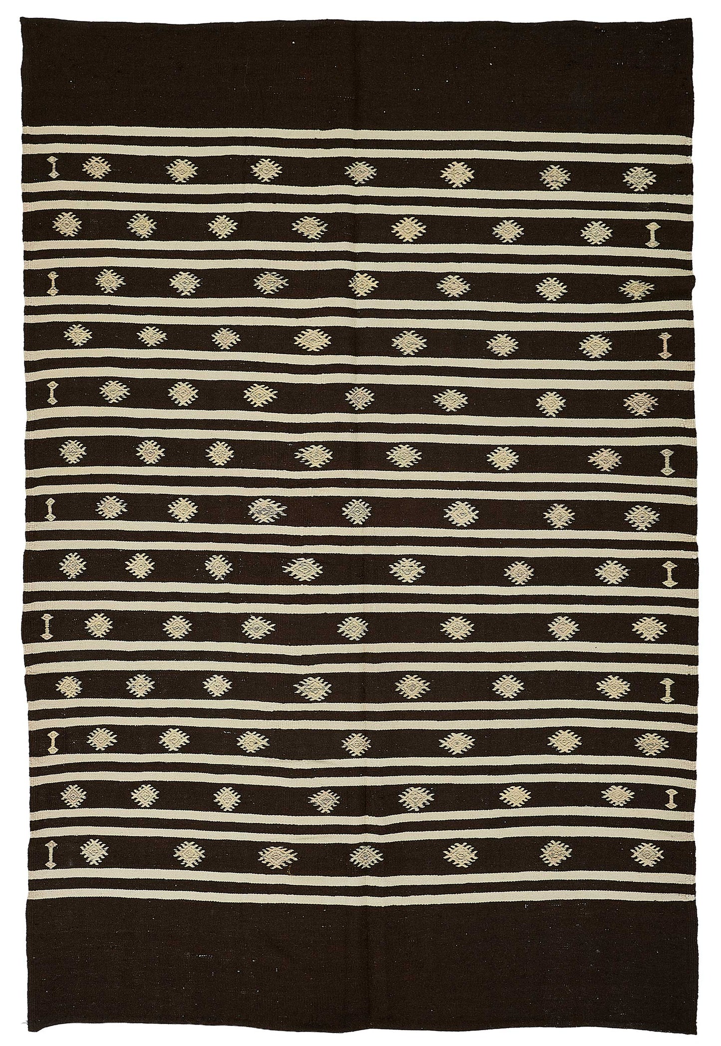 6x10 Vintage Turkish Goat Hair Kilim Rug - 51287