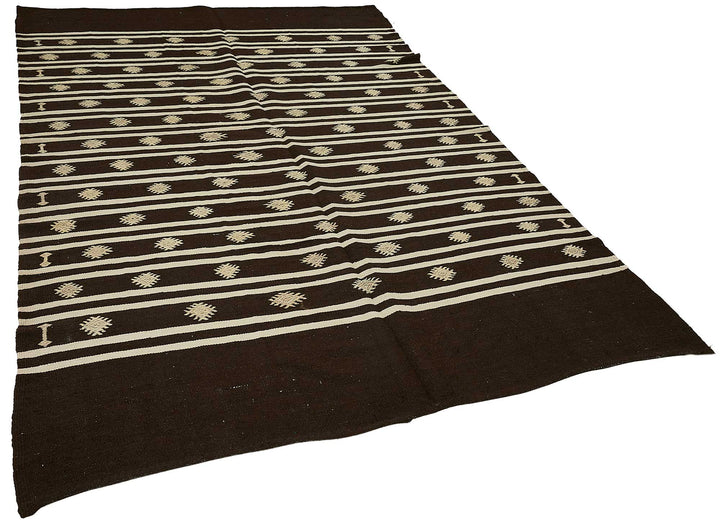 6x10 Vintage Turkish Goat Hair Kilim Rug - 51287